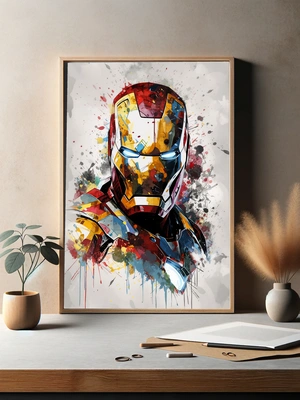 Железный человек в стиле абстракции - 3