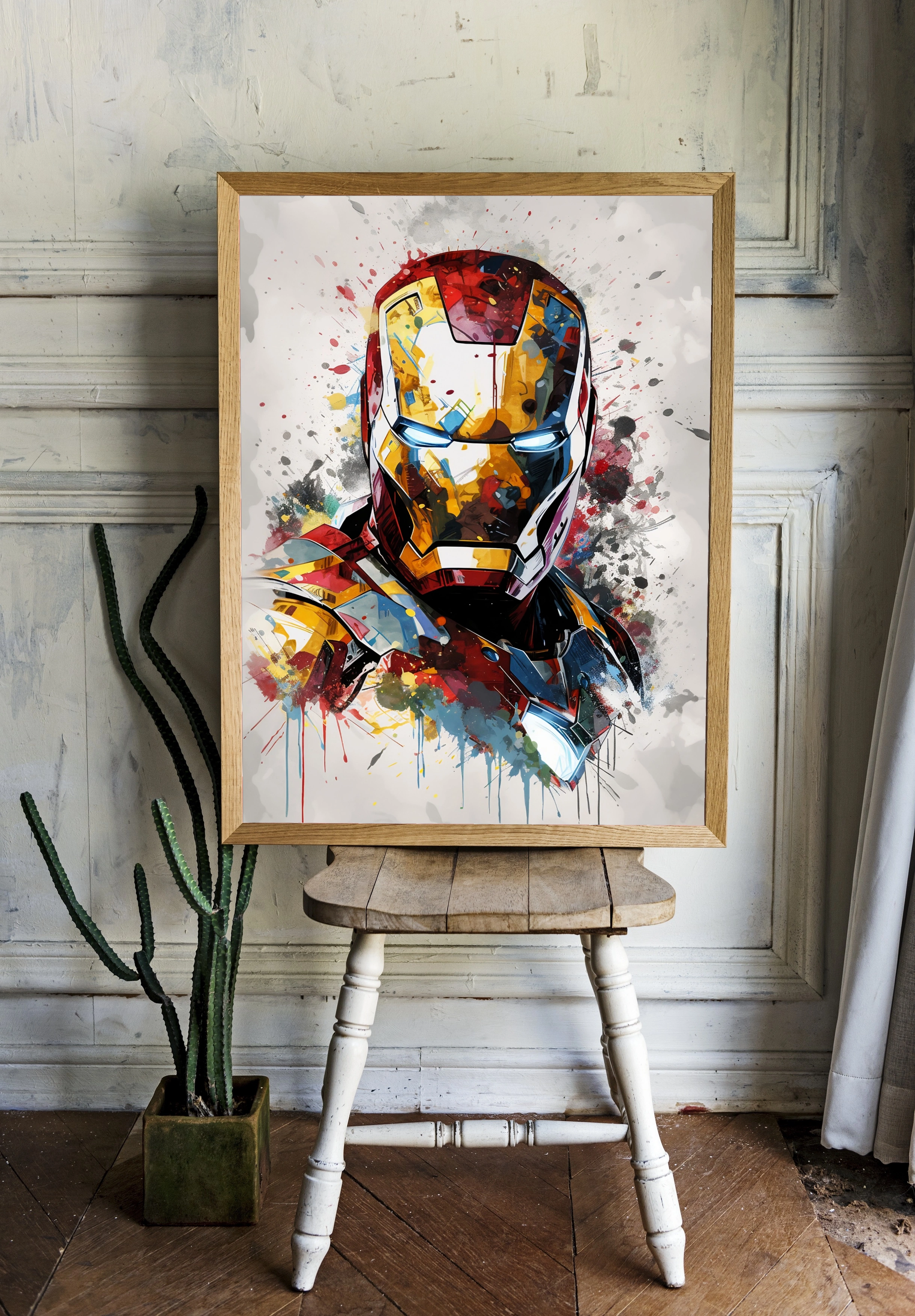 Железный человек в стиле абстракции - 2