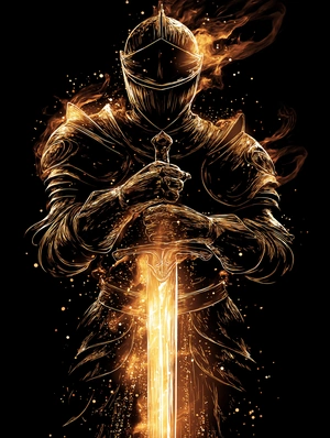 Dark Souls — Темный рыцарь с сияющим мечом - 1