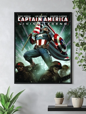 Капитан Америка в боевой стойке - 4