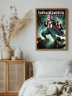 Капитан Америка в боевой стойке - 5