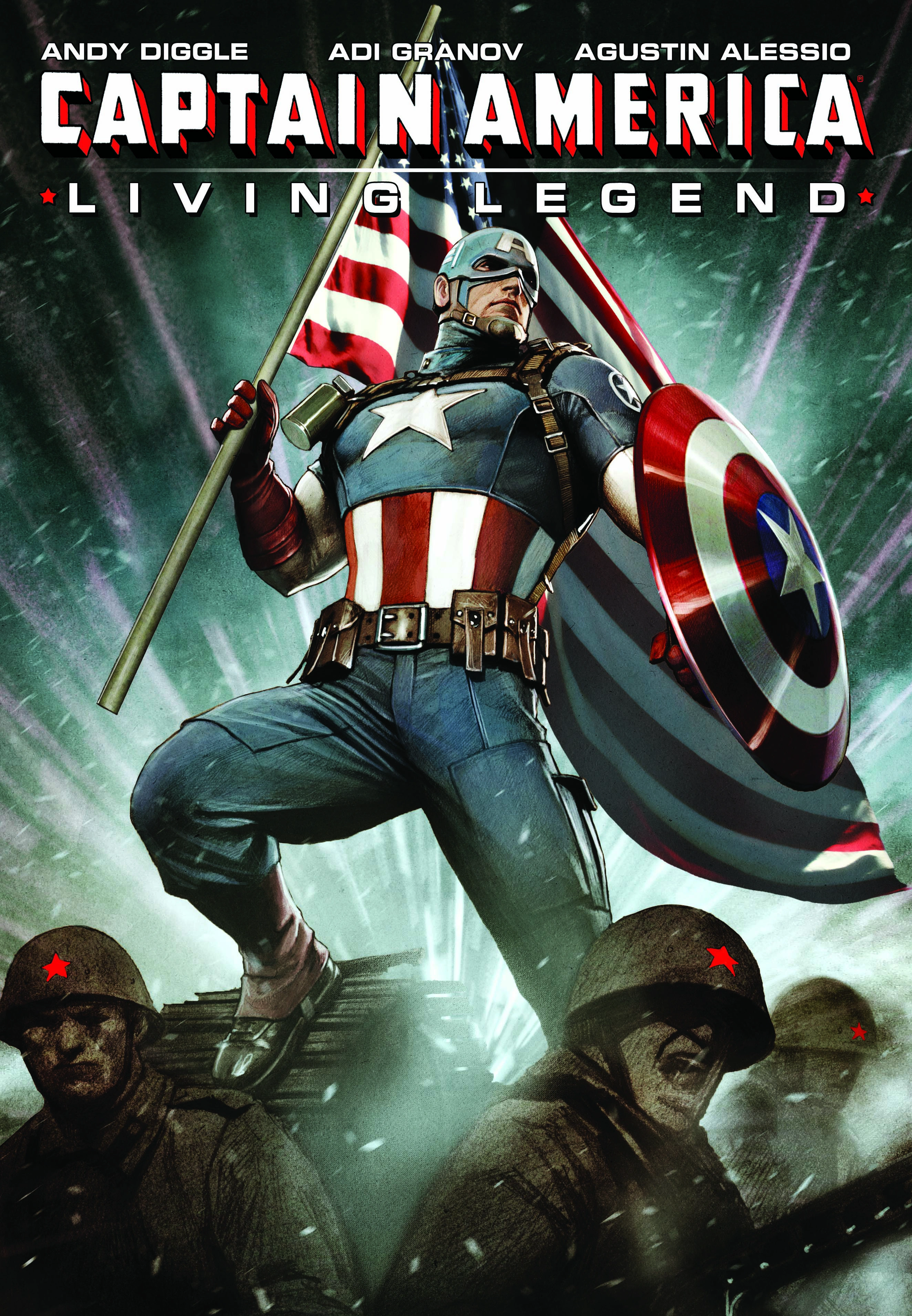 Капитан Америка в боевой стойке - 1