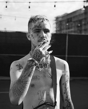 Lil Peep в стиле гранж - 1