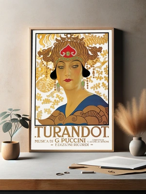 Промо-афиша оперы Джакомо Пуччини — Турандот 1926 - 3