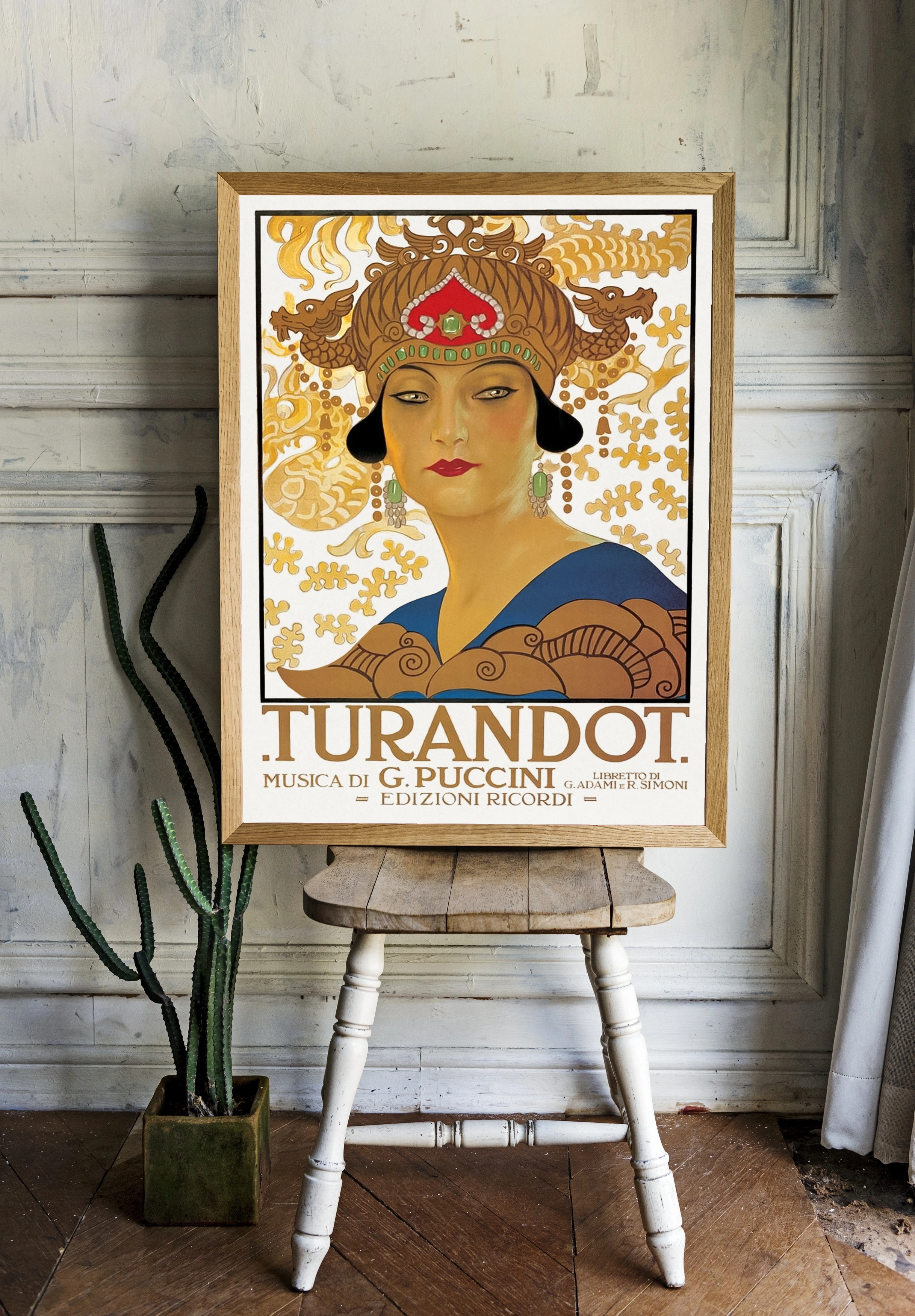 Промо-афиша оперы Джакомо Пуччини — Турандот 1926 - 2