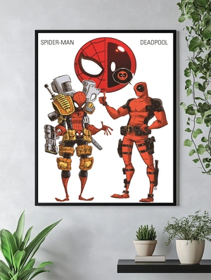 Комикс стиль Spider-Man и Deadpool в ярком исполнении - 4