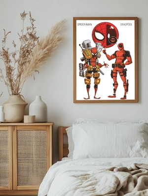 Комикс стиль Spider-Man и Deadpool в ярком исполнении - 5