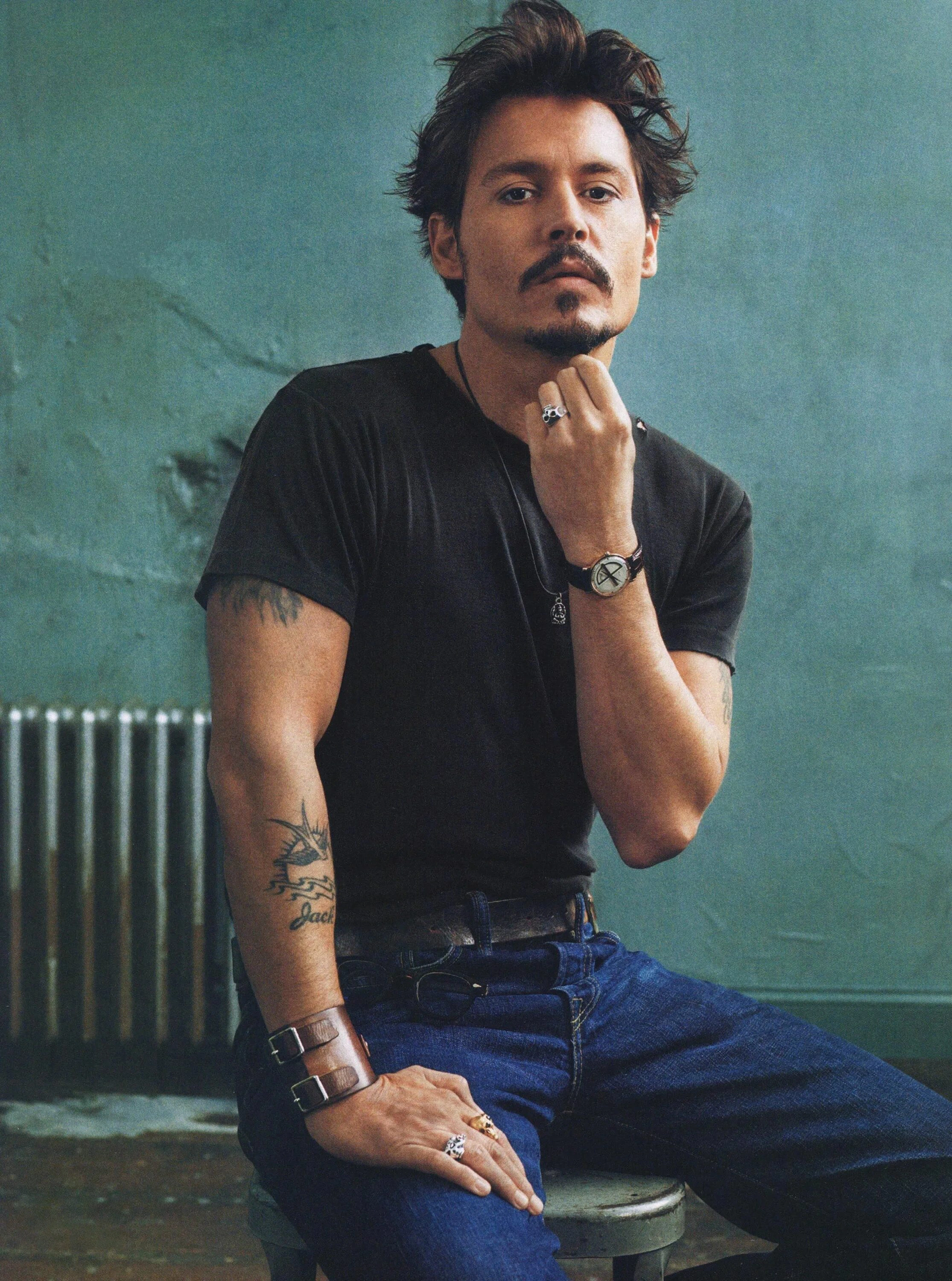 Джонни Депп в повседневном образе - 1