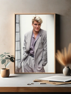 Дольф Лундгрен в стиле 1980-х - 3