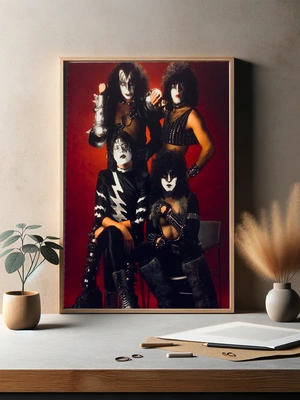 Стильный образ рок-группы KISS - 3