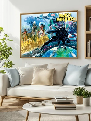 Черная Пантера и герои Marvel в динамике - 3