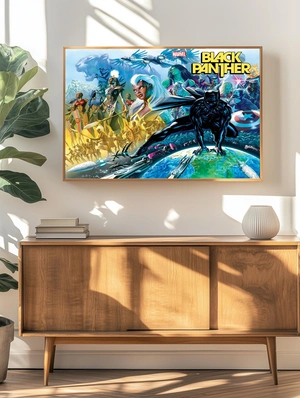 Черная Пантера и герои Marvel в динамике - 4