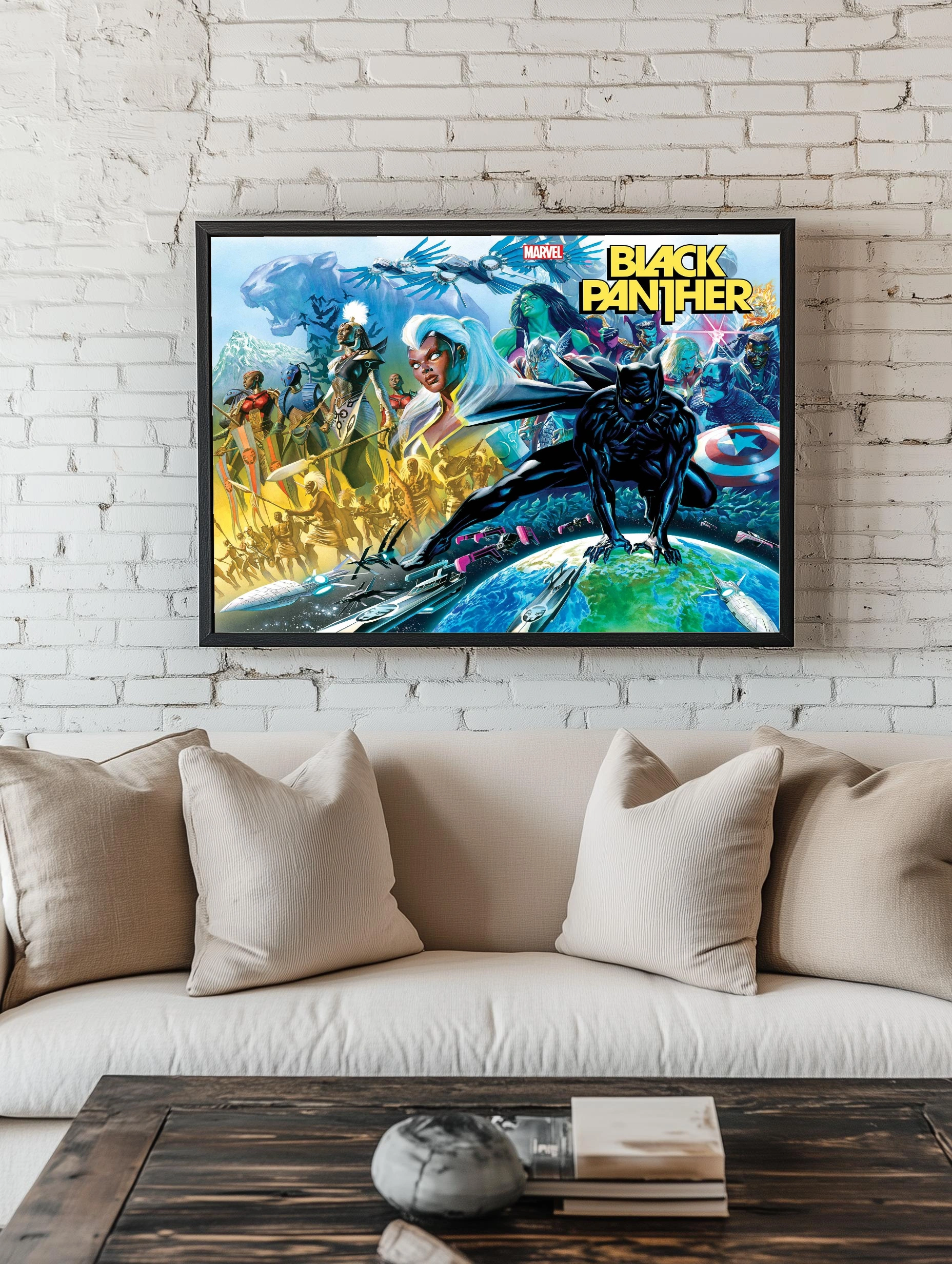 Черная Пантера и герои Marvel в динамике - 2