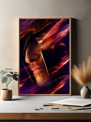 Темный Магнето в огненной ауре - 3