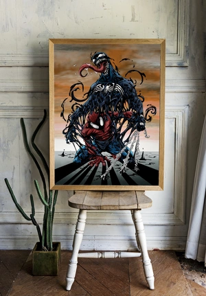 Яркий дуэт Венома и Человека-паука - 2