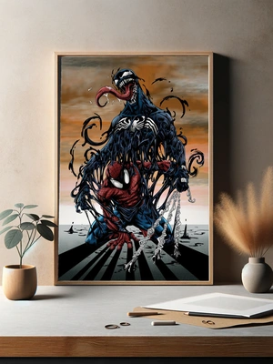 Яркий дуэт Венома и Человека-паука - 3