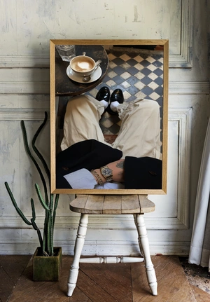 Элегантный утренний кофе с стильными деталями - 2