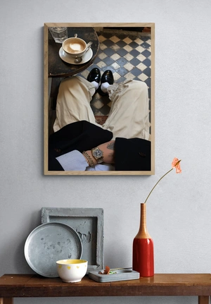 Элегантный утренний кофе с стильными деталями - 4