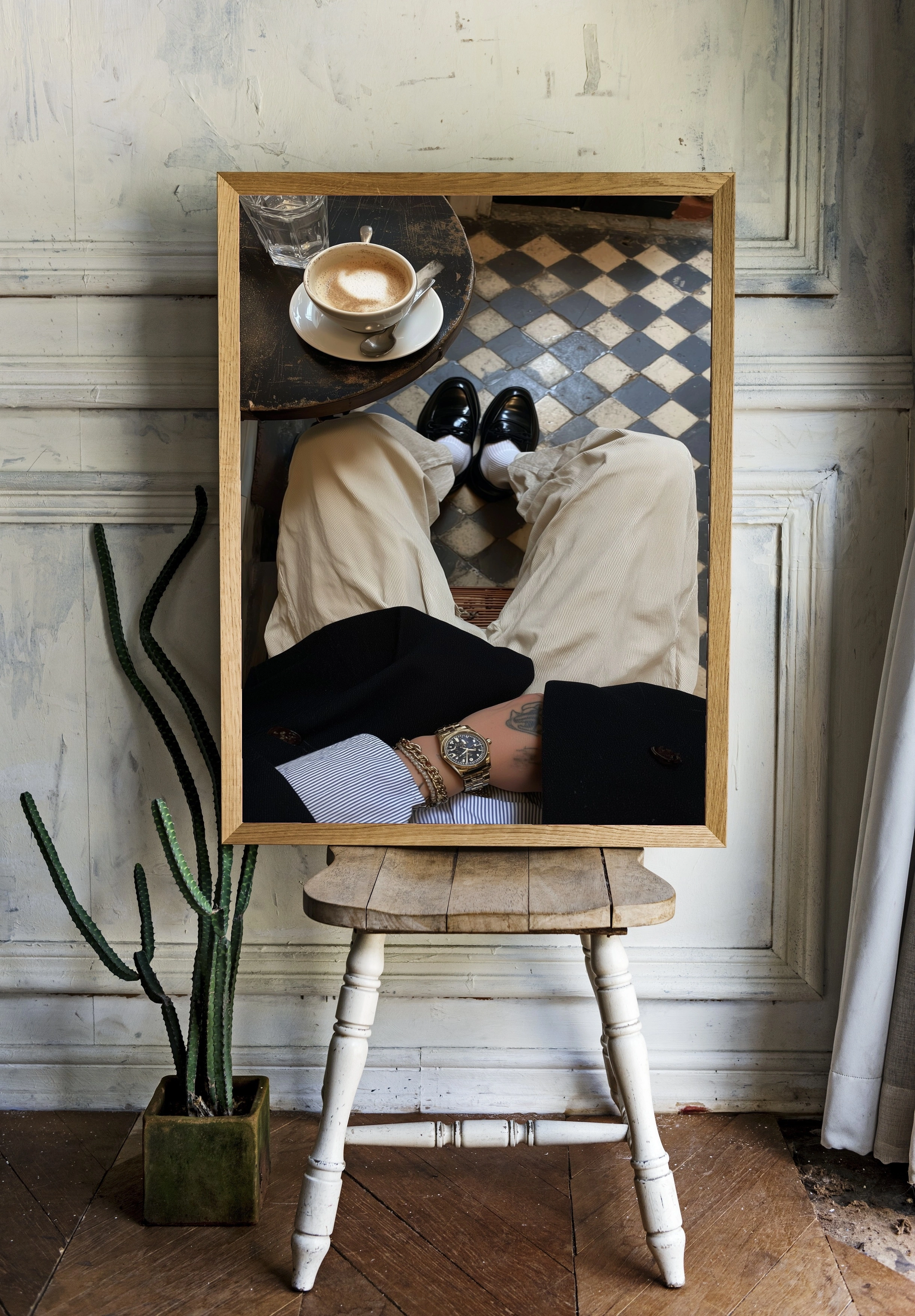 Элегантный утренний кофе с стильными деталями - 2