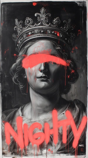 Современная интерпретация классики с граффити - 1