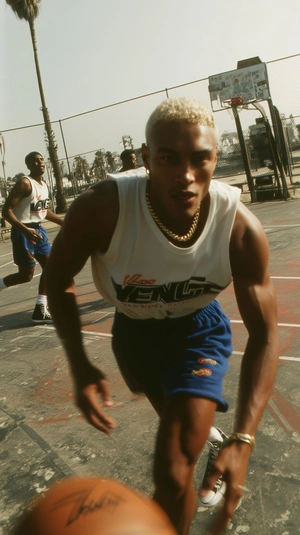 Энергия уличного баскетбола в солнечном Лос-Анджелесе - 1