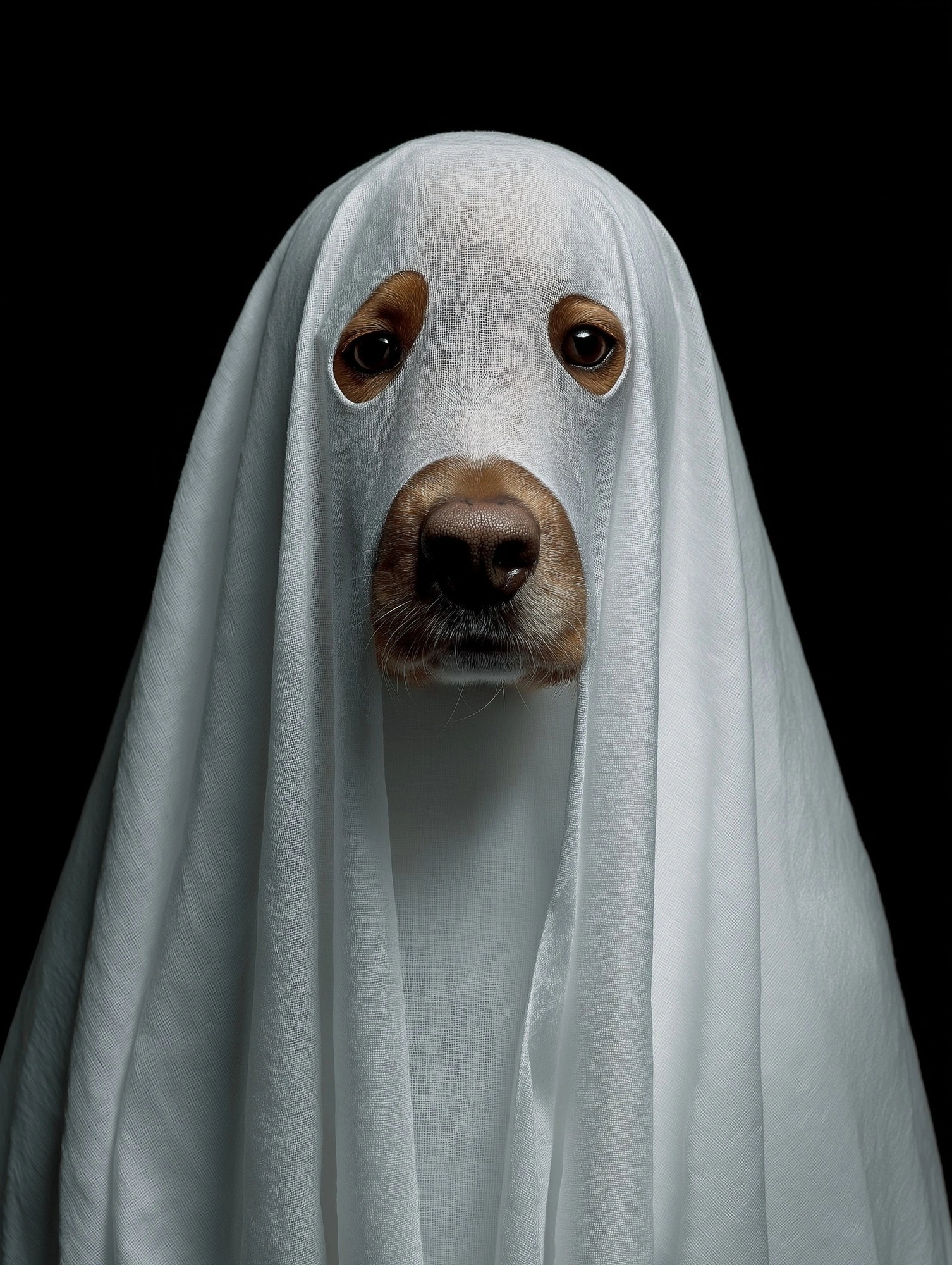 Собака в простыне: забавный призрак - 1