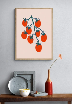 Яркие помидоры на ветке - 3