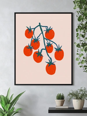 Яркие помидоры на ветке - 4