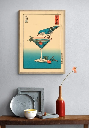 Птица на коктейле с вишней - 4