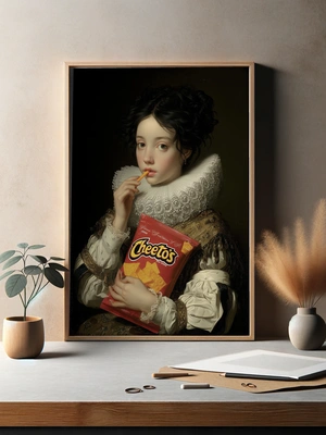 Классика и современность: девушка с Cheetos - 3
