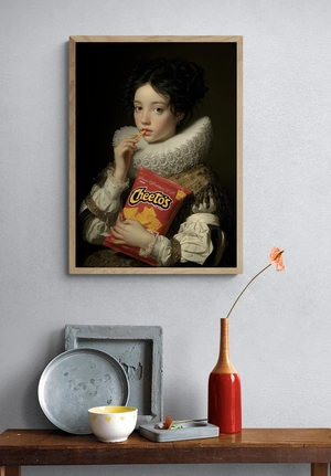 Классика и современность: девушка с Cheetos - 4