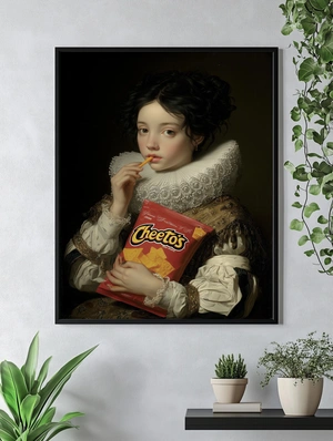 Классика и современность: девушка с Cheetos - 5