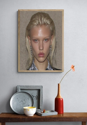 Современный портрет с яркими акцентами - 4