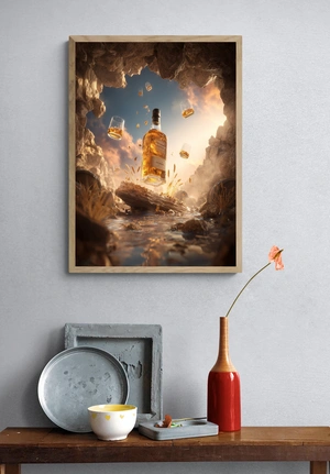 Искусство наслаждения: бутылка виски в природе - 4