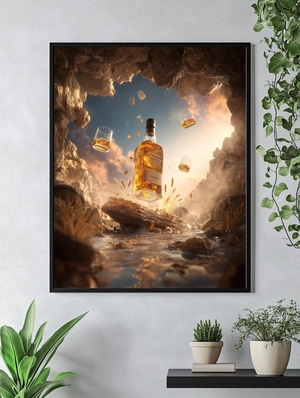 Искусство наслаждения: бутылка виски в природе - 5