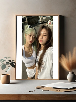 Яркое летнее селфи двух подруг - 3