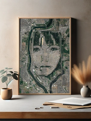 Городской портрет: лицо в ландшафте - 3