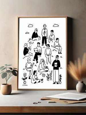 Современная жизнь: встреча друзей на природе - 3