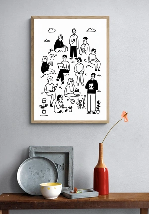 Современная жизнь: встреча друзей на природе - 4