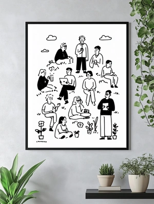 Современная жизнь: встреча друзей на природе - 5