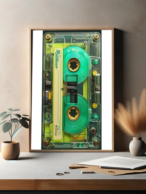 Яркая кассета в ретро-стиле - 3