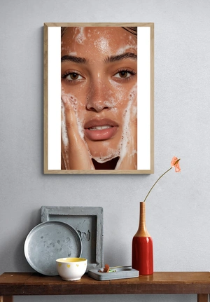 Уход за кожей: сияющее лицо с пеной - 4