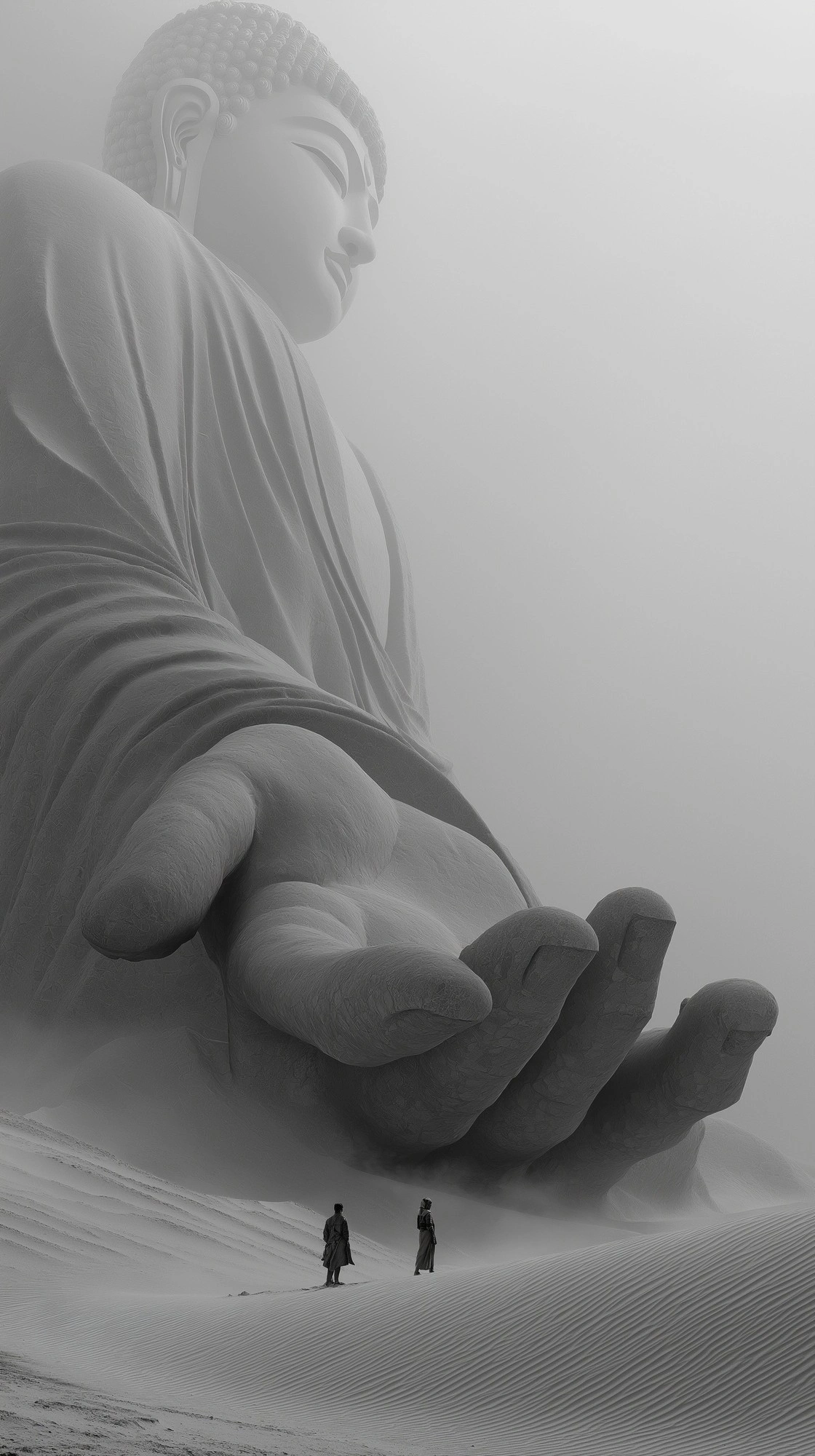 Величественный Будда в пустыне - 1