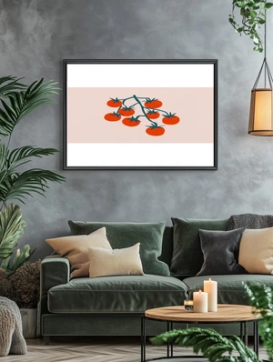 Яркие помидоры на ветке - 5