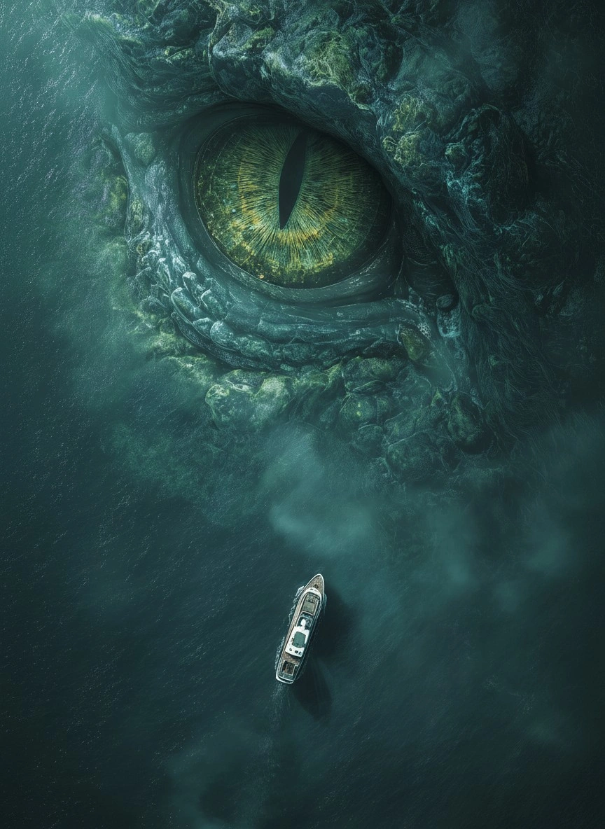 Гигантский глаз морского чудовища - 1