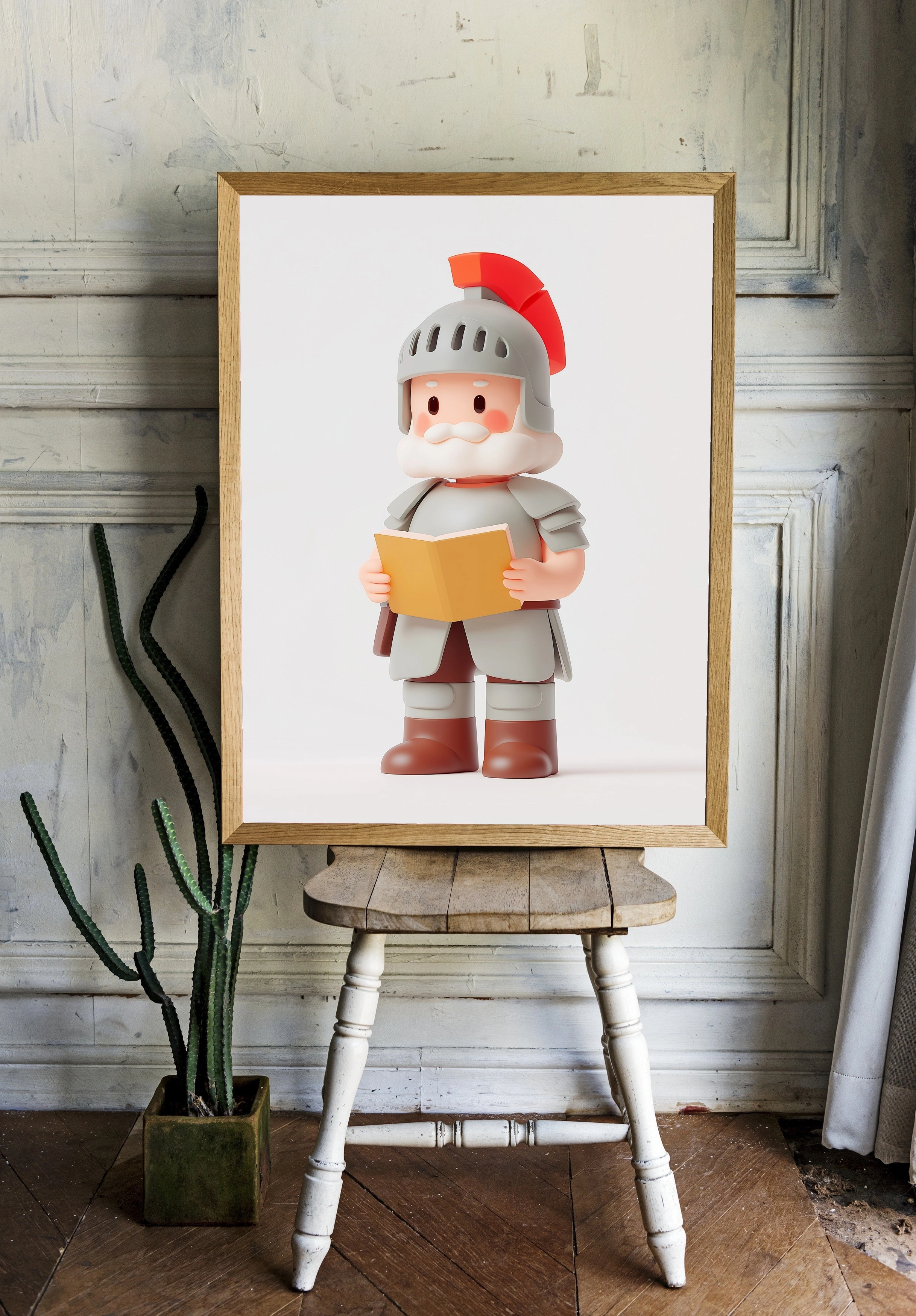 Милый рыцарь с книгой в руках - 2