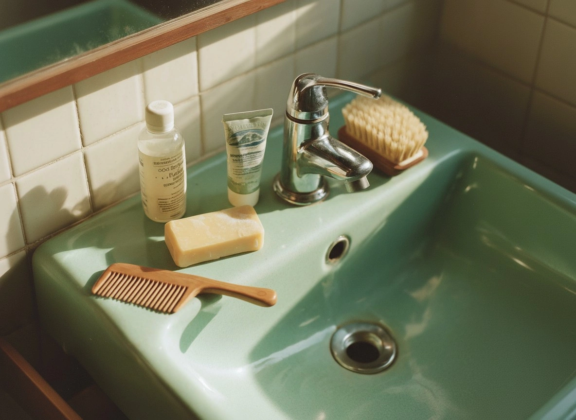 Уютная ванная с натуральными средствами - 1