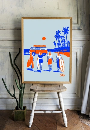 Серфинг и закат: летние воспоминания - 2