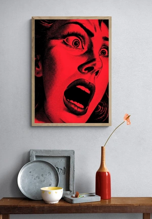 Эмоциональный портрет страха в красном - 4