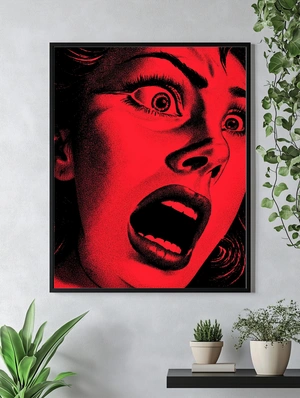 Эмоциональный портрет страха в красном - 5